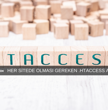 HTACCESS AYARLARI