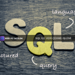 SQL İLE VERİ ÇEKME İŞLEMİ