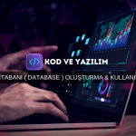 VERITABANI-DATABASE-OLUSTURMA-VE-KULLANIMI