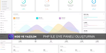 php ile üye paneli oluşturma